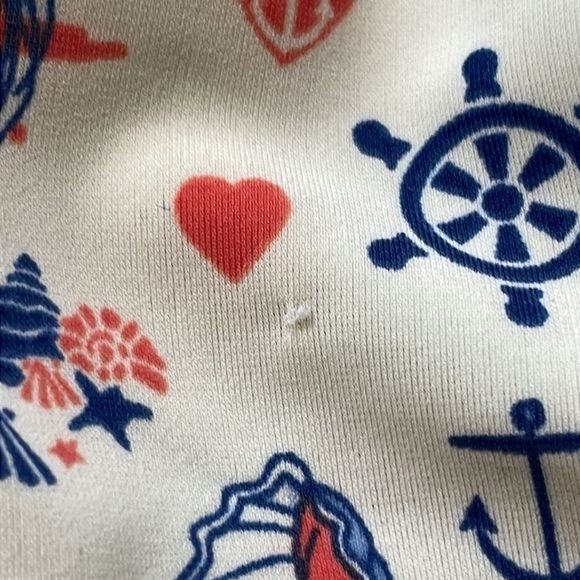 Girl Howdy bikini top only sz 8 retro vintage pinup style sailing print - Picture 9 of 9